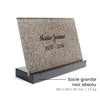 Plaque funéraire granit-rose-pastel 27 Plaquedeces.fr